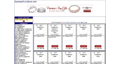 Desktop Screenshot of eyewearfunstore.com